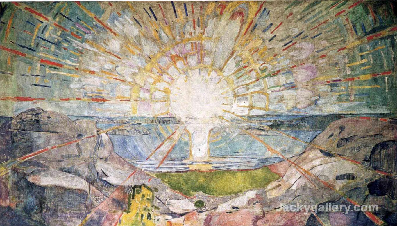 The Sun- by Edvard Munch paintings reproduction